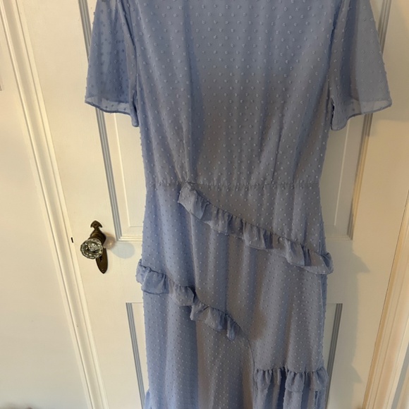 Lulu’s Swiss dot midi dress in periwinkle (NWT) - Picture 3 of 4